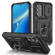 A-One Brand - Galaxy A54 5G Mobilskal Ringhållare Kickstand TPU - Svart