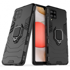 OEM - Ring Armor Skal Galaxy A42 - Svart