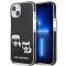KARL LAGERFELD - Karl Lagerfeld TPE Karl & Choupette Skal iPhone 13 Mini - Svart