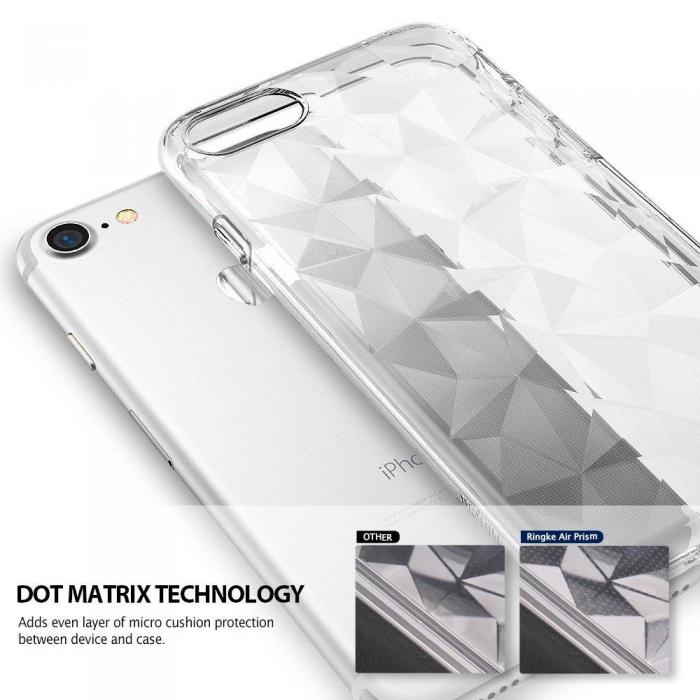 UTGATT5 - Ringke Air Prism Skal till Apple iPhone 8/7 - Clear