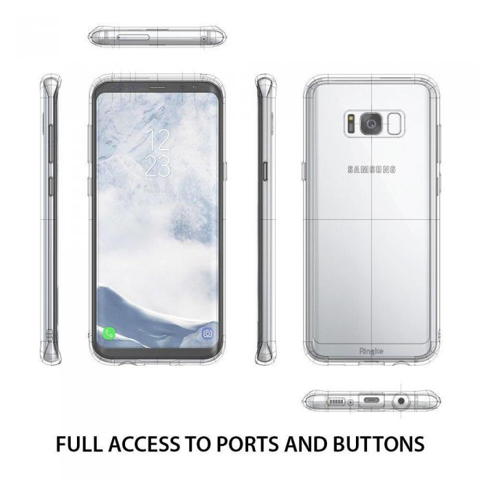 Rearth - Ringke Fusion Shock Absorption Skal till Samsung Galaxy S8 Plus - Clear