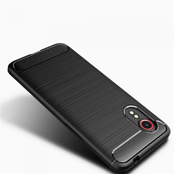 A-One Brand - Galaxy Xcover 5 Mobilskal TPU Carbon - Svart