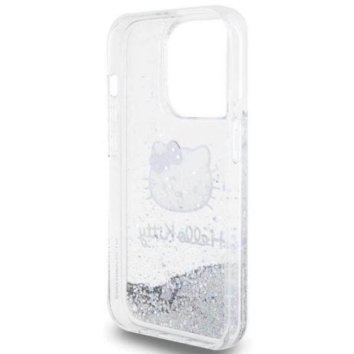 Hello Kitty - Hello Kitty iPhone 15 Pro Mobilskal Liquid Glitter Charms