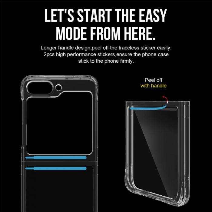 A-One Brand - Galaxy Z Flip 5 Mobilskal Anti-drop - Transparent
