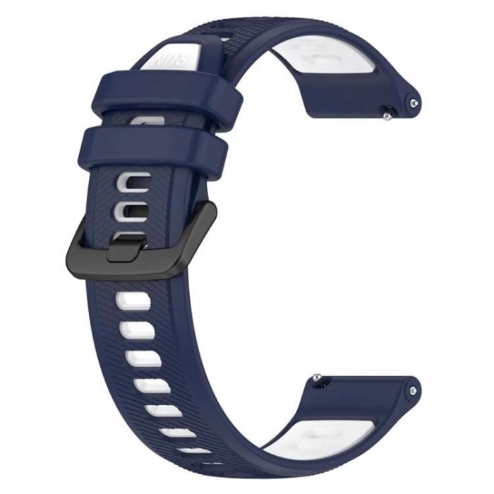 Taltech - Galaxy Watch 6 Classic (47mm) Armband - Midnattsbl/Vit