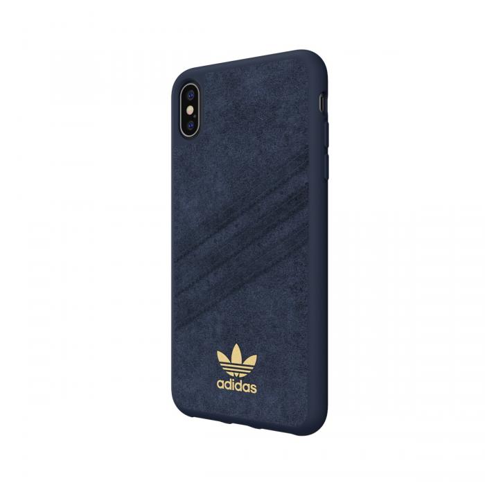 Adidas - Adidas OR Molded UltraSuede Skal iPhone XS Max - Bl