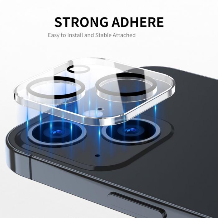 A-One Brand - [2-Pack] iPhone 14/iPhone 14 Plus Kameralinsskydd i Hrdat Glas