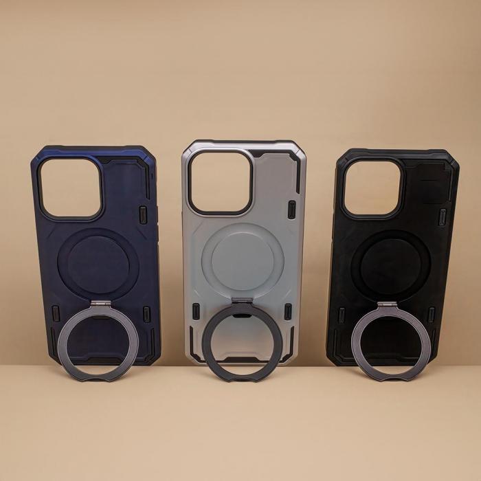 OEM - Defender Mag Ring Skal iPhone 12 / 12 Pro - Svart