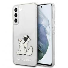 KARL LAGERFELD - Karl Lagerfeld Choupette Eat Skal Galaxy S22 Plus - Transparent