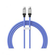 BASEUS - Baseus Kabel USB-C Till USB-C 1m - Blå