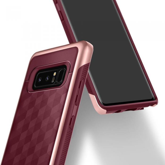 UTGATT4 - Caseology Parallax BaksideSkal till Samsung Galaxy Note 8 - Burgundy