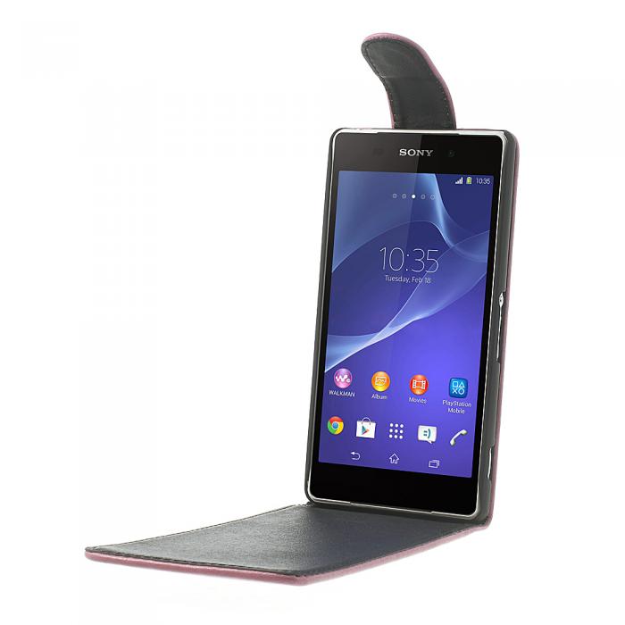 UTGATT4 - Flipfodral till Sony Xperia Z2 - Pink