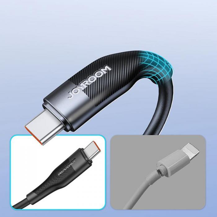 UTGATT1 - Joyroom USB-A till USB-C Kabel 1m 6A - Svart