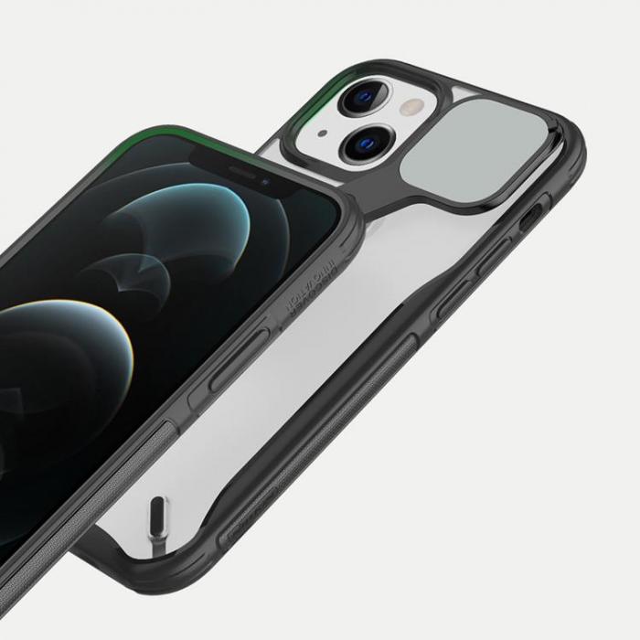Nillkin - Nillkin Cyclops Foldable Stand Skal iPhone 13 - Svart