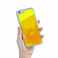 A-One Brand - Liquid Neon Sand skal till iPhone 6/6s Plus - Orange