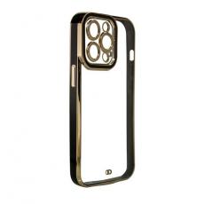 A-One Brand - Galaxy A12 Skal Gold Frame - Svart