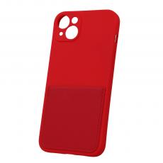 OEM - iPhone 14 Plus Fodral Rött Skyddande Kortfodral