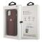 BMW - BMW Skal iPhone 13 mini Lder Curve Perforate - Rd