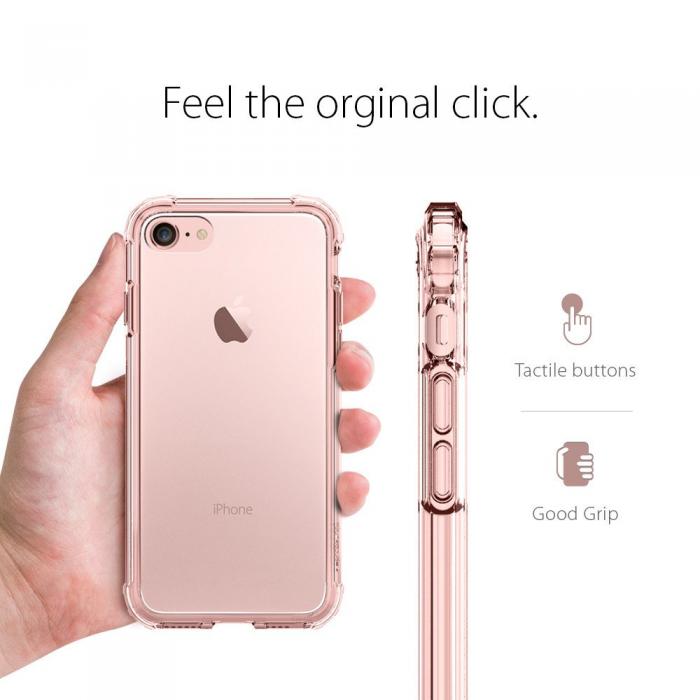 UTGATT5 - Spigen Crystal Shell Skal till Apple iPhone 7/8/SE 2020 - Rose Crystal