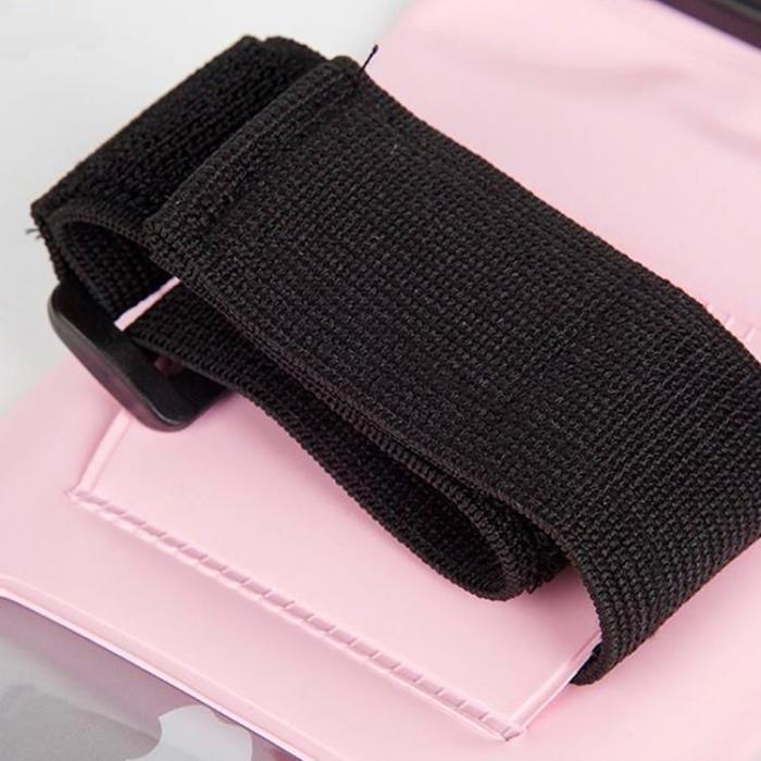 A-One Brand - Vattenttt Mobilfodral PVC Armband - Rosa