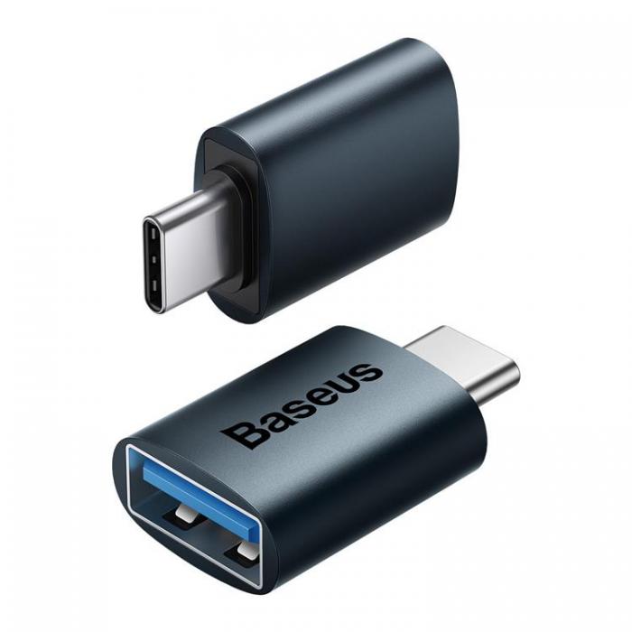 BASEUS - Baseus Adapter USB-C Till USB-A Ingenuity Series - Bl