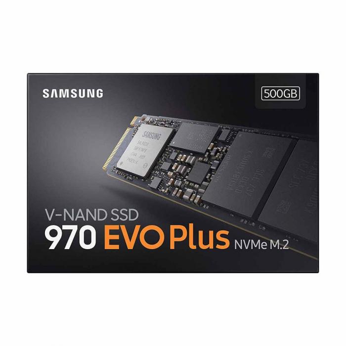 Samsung - Samsung 970 EVO Plus 500GB M.2 NVMe/PCIe 3.0 x4 internal SSD MZ-V7S500BW