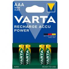 VARTA - Varta 4-pack Laddningsbart batteri AAA 1000 mAh