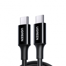 Ugreen - Ugreen US300 USB-C / USB-C 480Mb/s 5A 1m Kabel - Svart