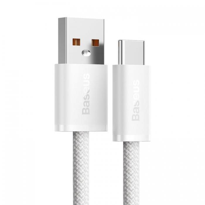 BASEUS - Baseus Dynamic USB Till USB Typ-C Kabel 100W 2m - Vit