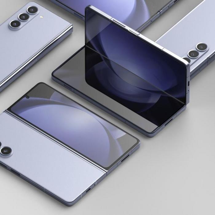 Ringke - Ringke Galaxy Z Fold 5 Hrdat Glas Skrmskydd Dual Easy Set