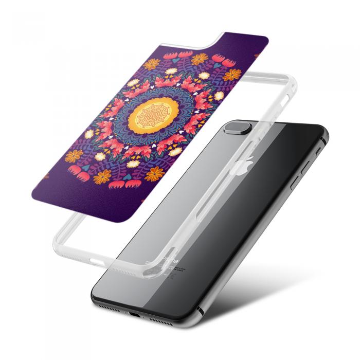 UTGATT5 - Fashion mobilskal till Apple iPhone 8 Plus - Orientalisk blomma