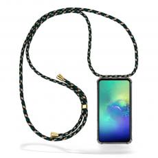 Boom of Sweden - Boom Galaxy S10e mobilhalsband skal - Green Camo Cord