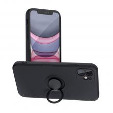 Forcell - Forcell iPhone 11 Skal Silikon Ring - Svart