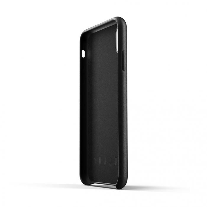 UTGATT4 - Mujjo Full Leather Wallet Case fr iPhone XS Max - Svart