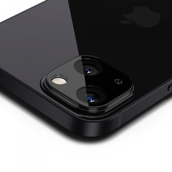 Spigen - Spigen Optik TR Kameralinsskydd i Hrdat Glas 2-Pack iPhone 13 / 13 Mini