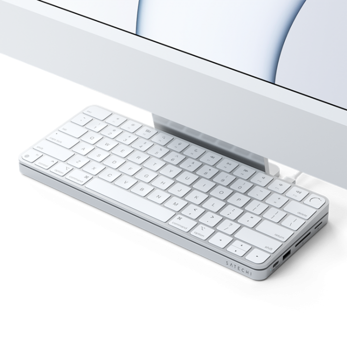 UTGATT1 - Satechi USB-C Slim Dock fr iMac 24-tum (2021) - Silver
