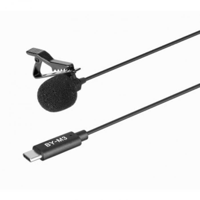 UTGATT1 - BOYA Mikrofon Lavalier BY-M3 USB-C - 6m