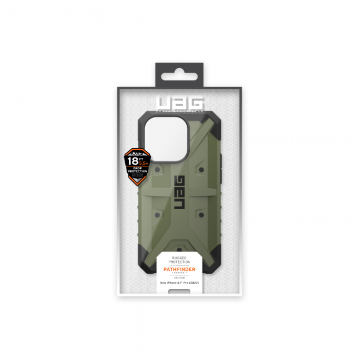 UTGATT1 - UAG iPhone 14 Pro Skal Pathfinder - Olive