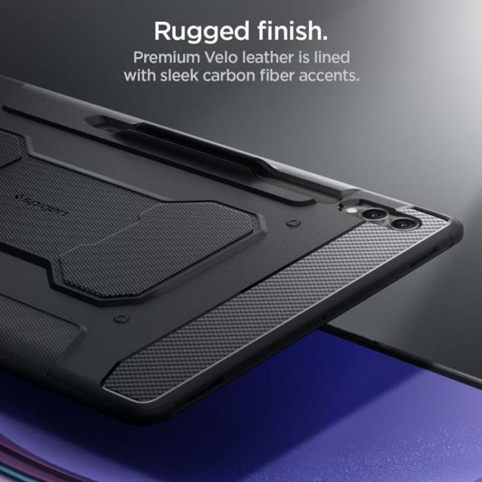 Spigen - Spigen Galaxy Tab S9 Ultra Fodral Rugged Armor Pro - Svart