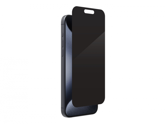 Zagg - Zagg iPhone 15 Pro Hrdat Glas Skrmskydd InvisibleShield Elite Privacy