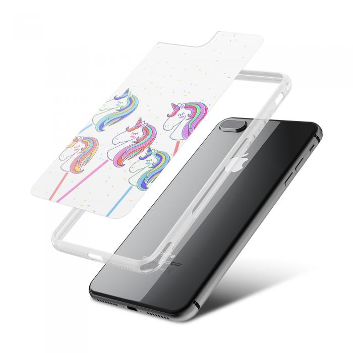 UTGATT5 - Fashion mobilskal till Apple iPhone 8 Plus - Unicorns