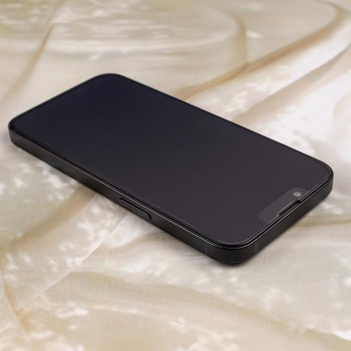 OEM - Skyddsglas 6D Matt fr iPhone, Hrdat Glas med Svart Ram