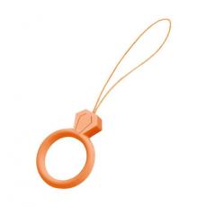 OEM - Silikon Diamant Hängsmycke Mobil Ringhållare - Orange