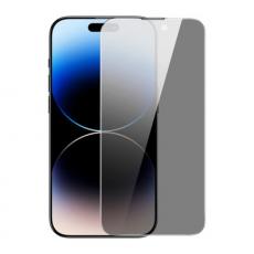 BASEUS - Baseus iPhone 14 Pro Härdat Glas Skärmskydd Privacy