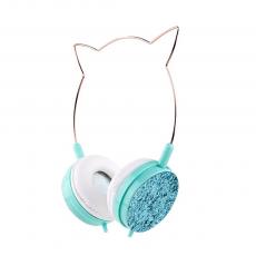 OEM - Hörlurar modell CAT EAR YLFS-22 Jack 3,5mm blå