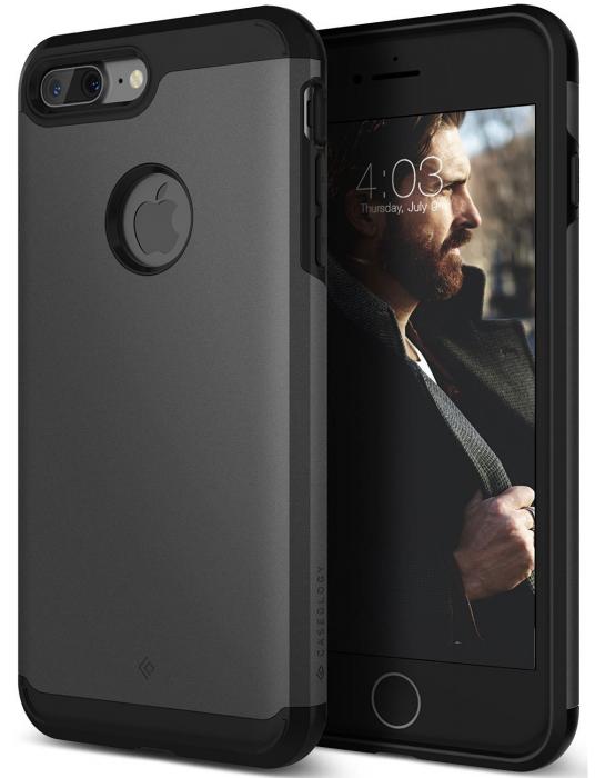 UTGATT5 - Caseology Titan Skal till iPhone 7 Plus - Svart