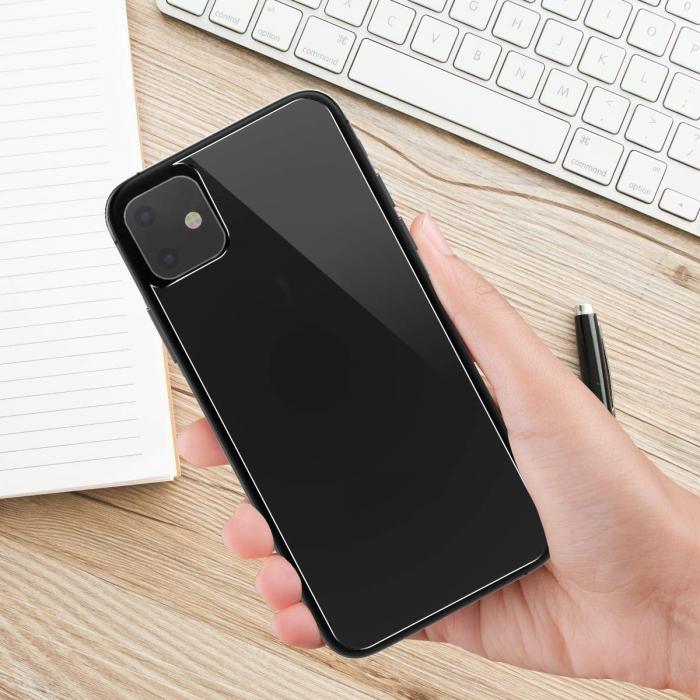 A-One Brand - Hrdat Glas Skrmskydd till mobilens baksida iPhone 11 Pro