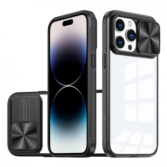 A-One Brand - iPhone 14 Pro Max Skal Camera Slider - Svart