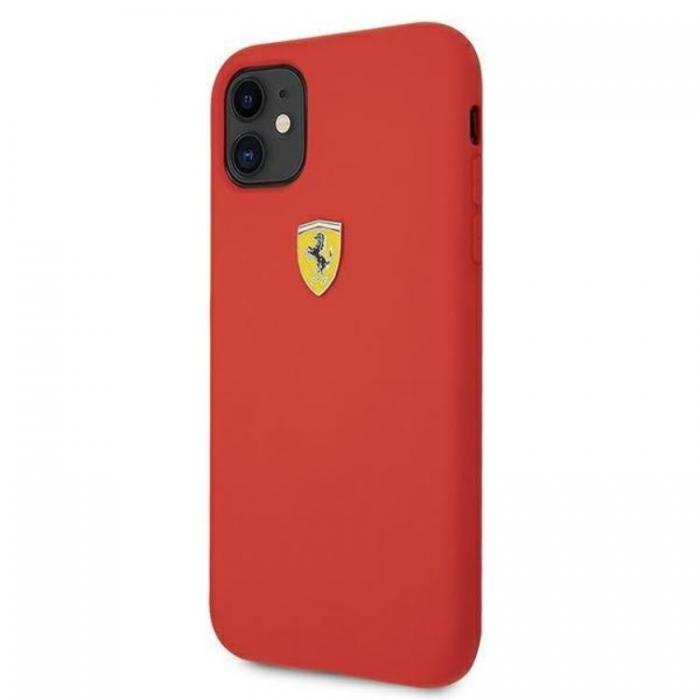 UTGATT5 - Ferrari iPhone 11 Skal On Track Silicone - Rd