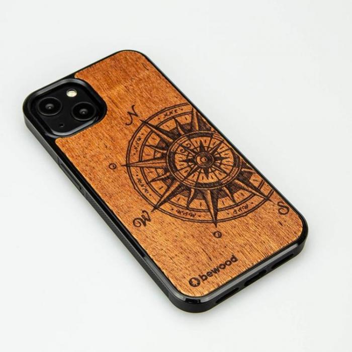 Bewood - Bewood iPhone 13 mini Mobilskal Magsafe Wooden Traveler Merbau